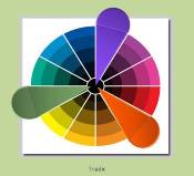 Color Schemes Triadic Color Wheel