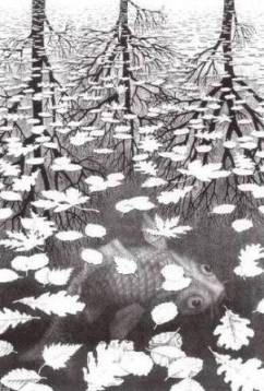 Escher print as an example of rhythm and motion