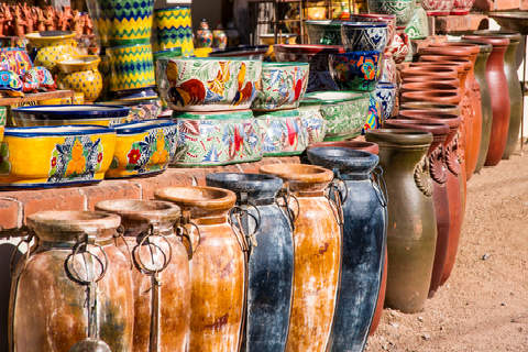 Colorful Glazed Chinese Pots